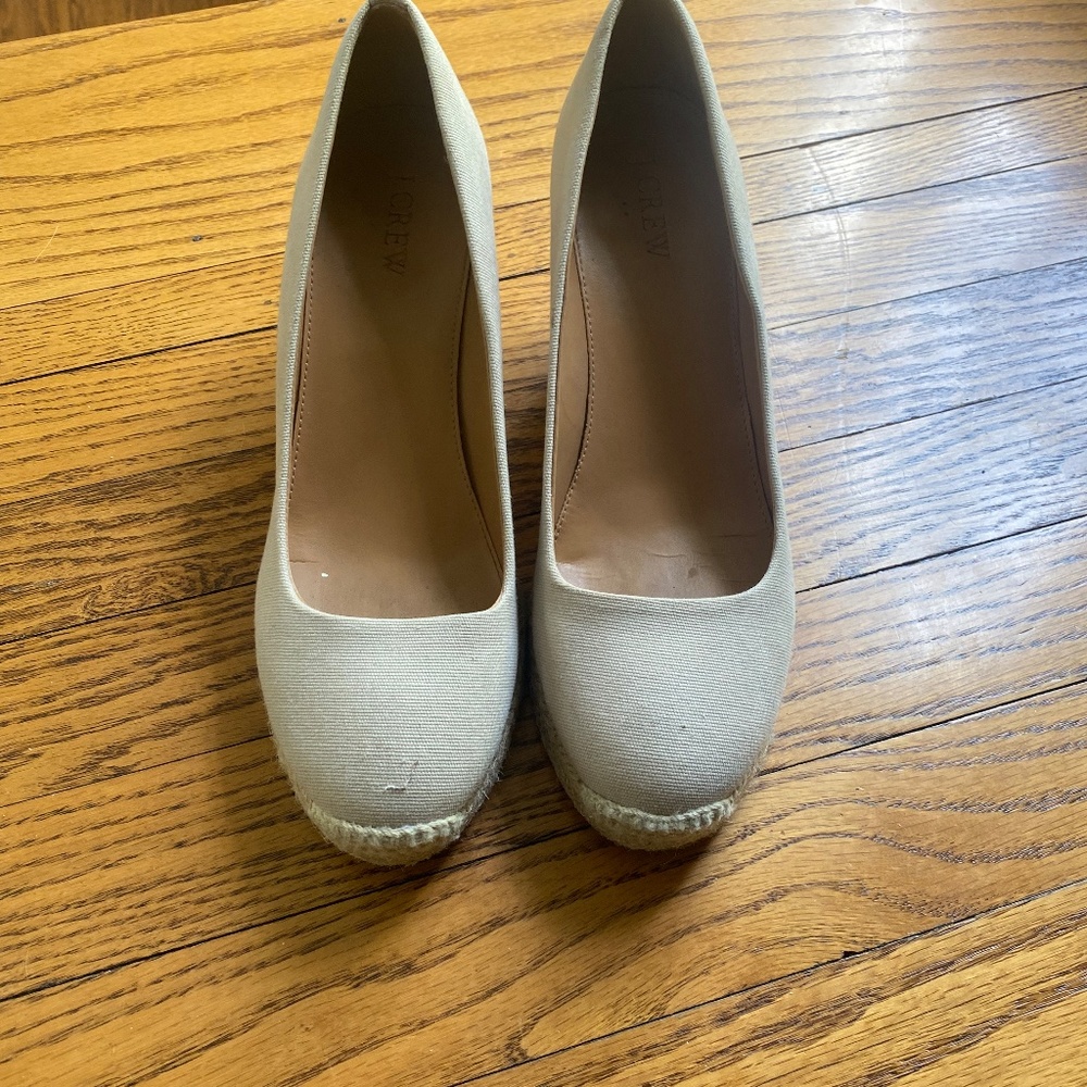 JCrew Espadrille Wedge Shoes - Picture 4 of 6